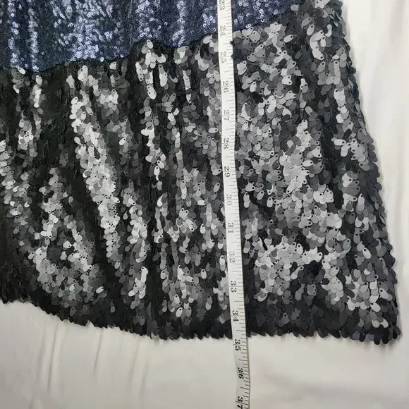 Madewell Broadway & Broome Sequin Colorblock Mini Cocktail Party Dress 8 Holiday - Picture 14 of 14